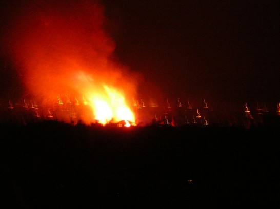 Beltane Bonfire on Calton Hill by Roger Griffith