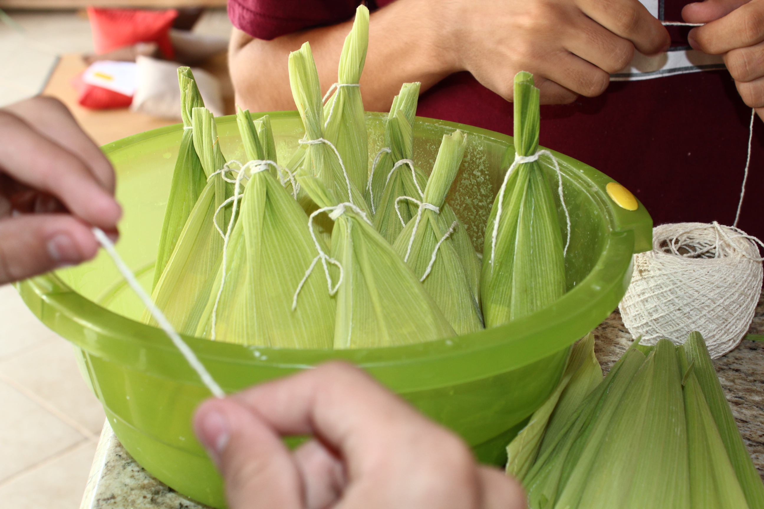 Pamonha, a type of corn custard