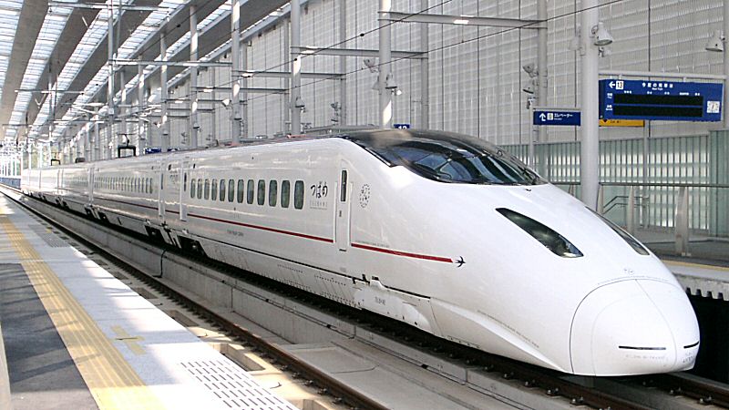 Kyusyushinkansen type800 shinminamata